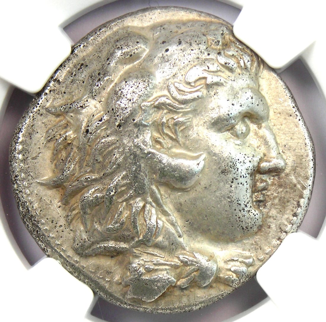 ALEXANDER THE GREAT III AR TETRADRACHM COIN: Alexander the Great III AR Tetradrachm Coin Year : 336 BC Denomination : Tetradrachm Country of Origin : Greece Accessories: None Accessories Notice: When purchasing pre-owned goods, please refer to t