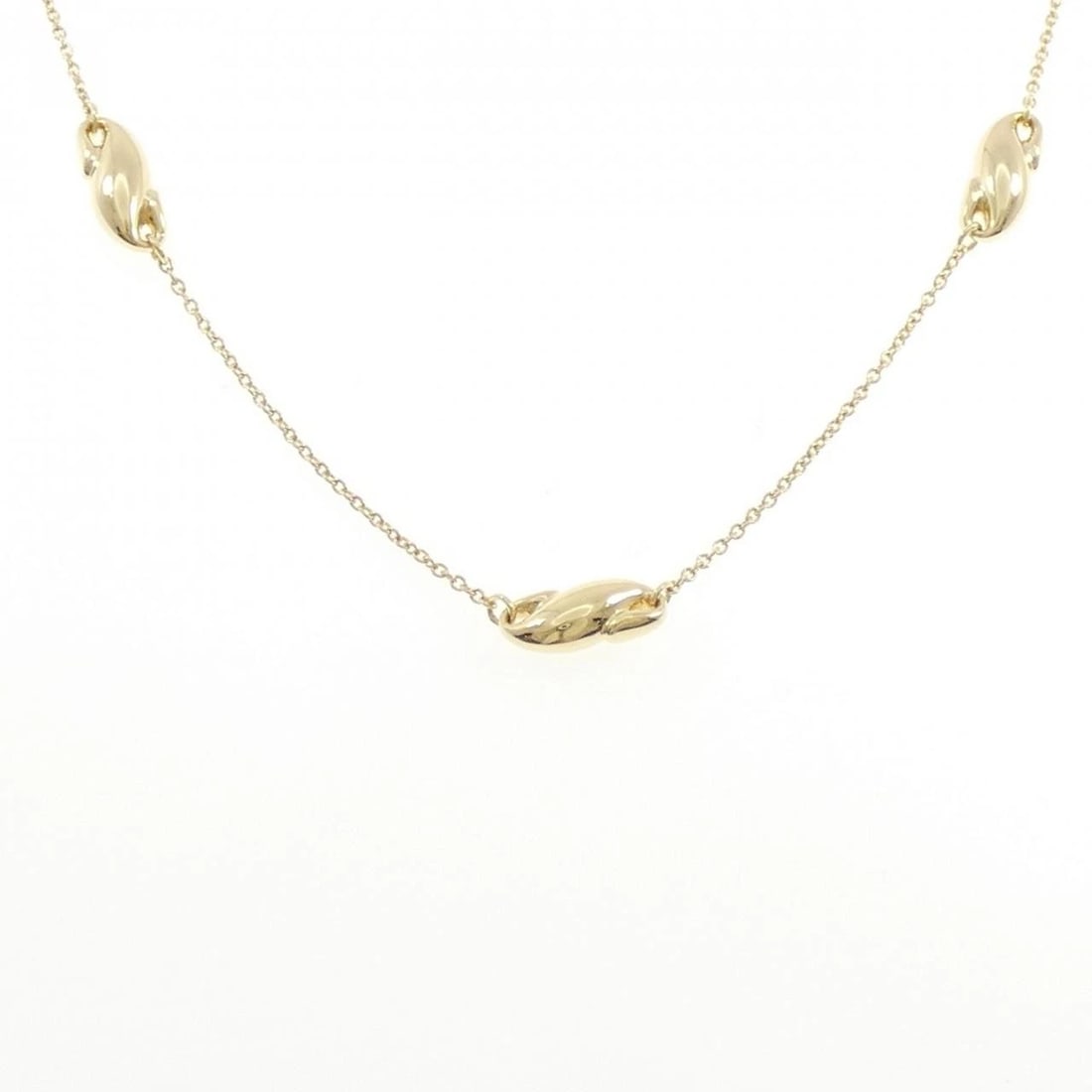 TIFFANY&CO. 750YG NECKLACE: TIFFANY&Co. 750YG Necklace Brand: TIFFANY&Co. Type/Style: TIFFANY&Co. Necklace Material: 750 yellow gold, Color: Yellow Gold Size: length41cmActual Size Max width approx.: 5.8mm Chain maximum width