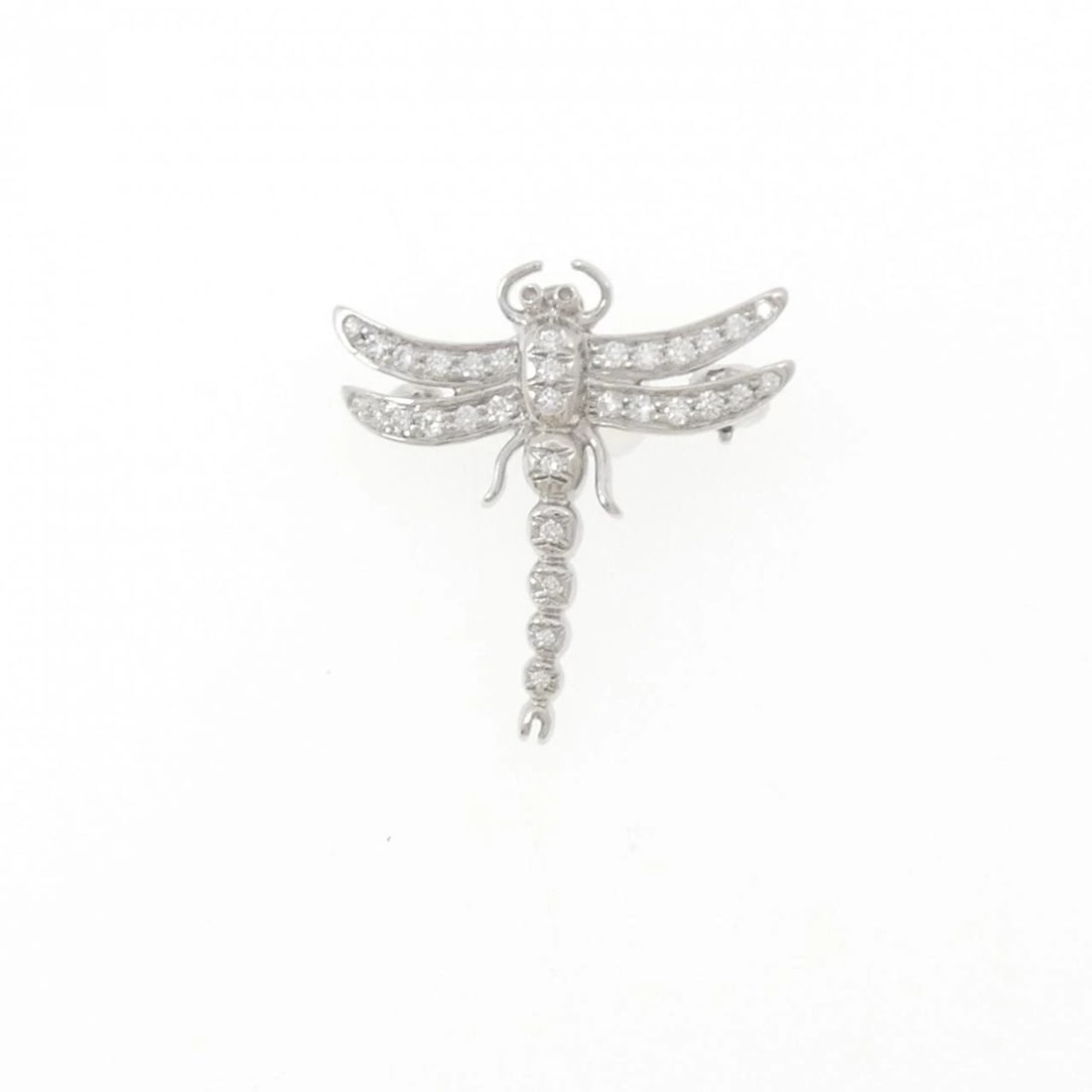 TIFFANY&CO. MINI DRAGONFLY BROOCH: TIFFANY&Co. Mini Dragonfly Brooch Brand: TIFFANY&Co. Type/Style: TIFFANY&Co. Pendant/Brooch Material: Platinum950, Main Stone Natural Color: Silver Size: Actual Size Approximate dimensions: 20.9mm (he