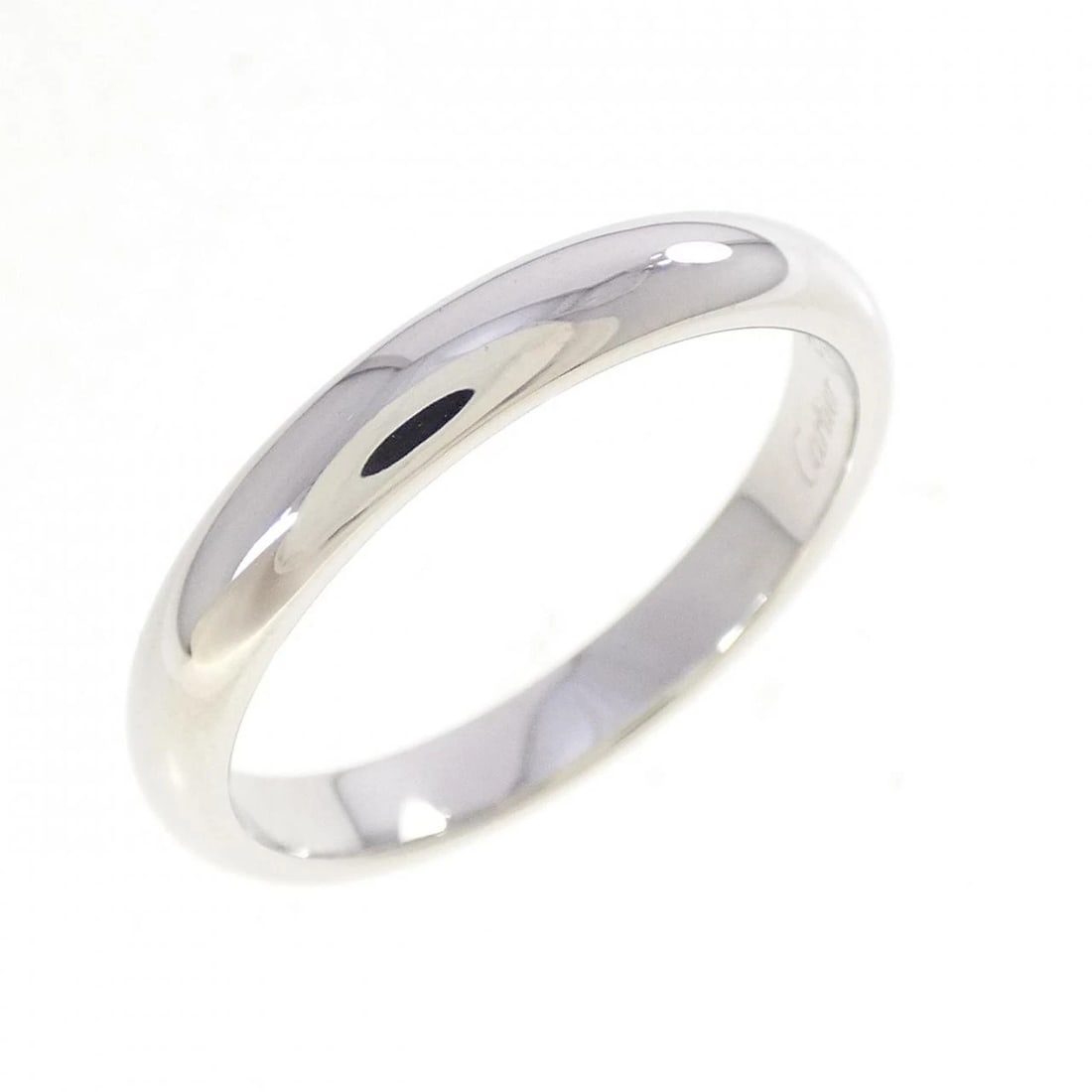 CARTIER WEDDING RING: Cartier Wedding Ring Brand: CARTIER Type/Style: Cartier Ring Material: Platinum950, Color: Silver Size: US8 3/4(59) Accessories: None Accessories Notice: When purchasing pre-owned goods, please refer