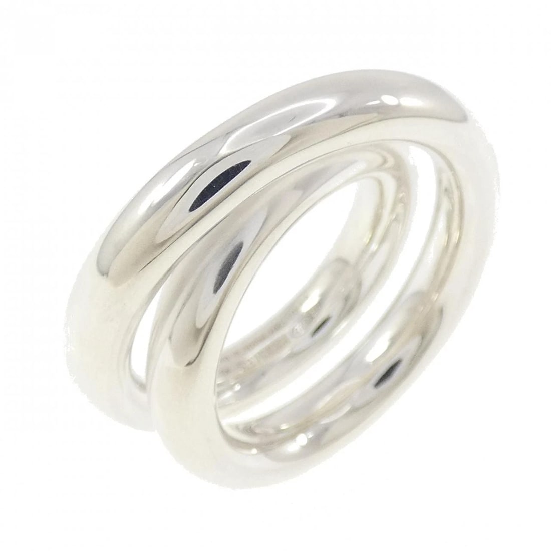 HERMES VERTIGE RING: Hermes Vertige Ring Brand: HERMES Type/Style: Hermes Ring Material: 925Silver, Color: Silver Size: US4 3/4(49) Accessories: None Accessories Notice: When purchasing pre-owned goods, please refer to