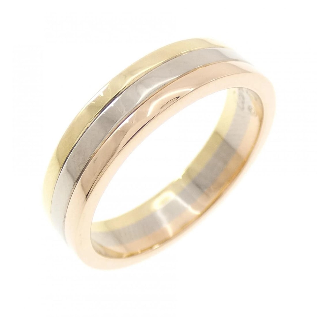 CARTIER LOUIS CARTIER RING: Cartier Louis Cartier Ring Brand: CARTIER Type/Style: Cartier Ring Material: 750 Yellow Gold/750 White Gold/750 Pink Gold, Color: YG,WG,PG Size: US7(54) Accessories: None Accessories Notice: When