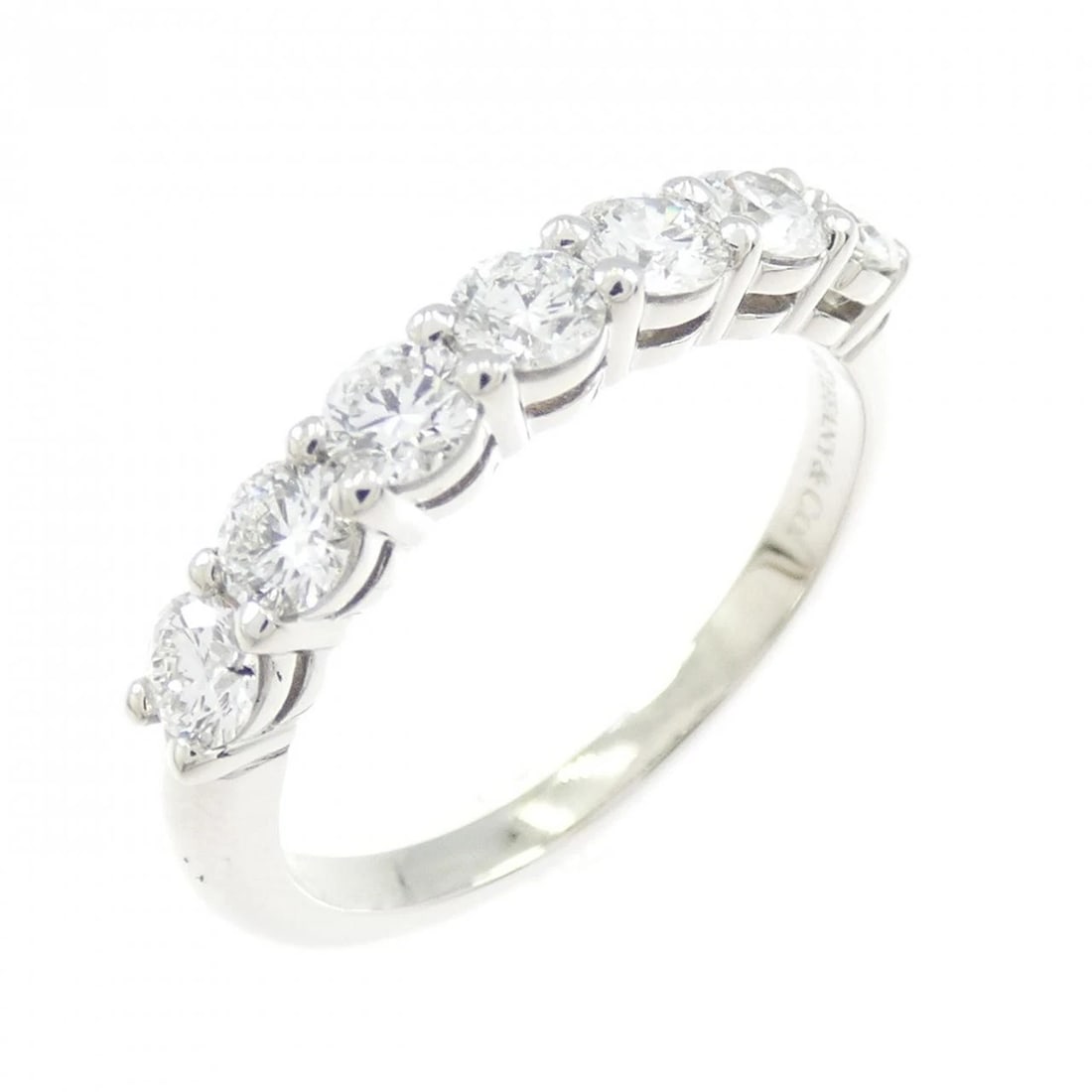 TIFFANY&CO. EMBRACE RING: TIFFANY&Co. Embrace Ring Brand: TIFFANY&Co. Type/Style: TIFFANY & Co. Ring Material: Platinum950, Main Stone Natural Color: Silver Size: US4 1/4 Accessories: None Accessories Notice: When purchasing