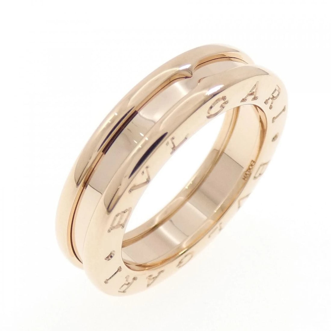 BVLGARI RING: Bvlgari ring Brand: BVLGARI Type/Style: Bulgari Ring Material: 750 Pink Gold, Color: Pink Gold Size: US5 1/4(50) Accessories: None Accessories Notice: When purchasing pre-owned goods, please refer to