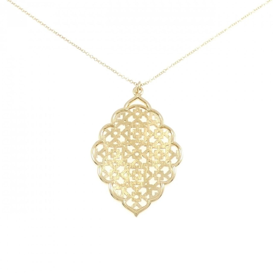 TIFFANY & CO. MARRAKECH NECKLACE: TIFFANY & Co. Marrakech Necklace Brand: TIFFANY&Co. Type/Style: TIFFANY&Co. Necklace Material: 750 yellow gold, Color: Yellow Gold Size: length 41cm Actual Size Pendant length approx. x width