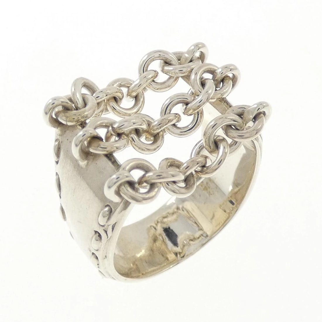 HERMES 925 RING: Hermes 925 Ring Brand: HERMES Type/Style: Hermes Ring Material: 925Silver, Color: Silver Size: US6 1/4(52) Accessories: None Accessories Notice: When purchasing pre-owned goods, please refer to the