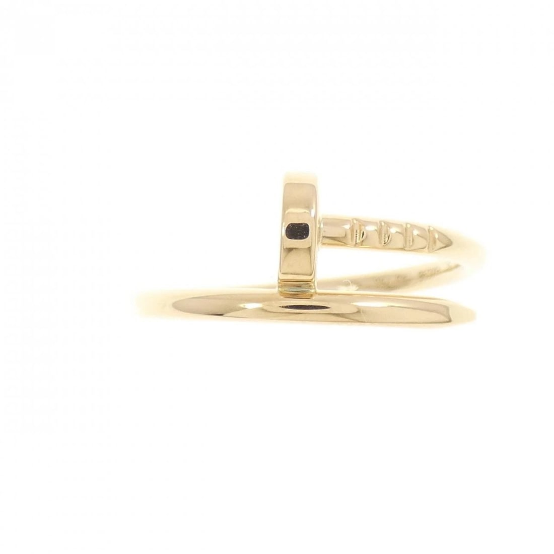 CARTIER JUSTE UN CLOU SMALL RING: Cartier Juste un Clou small ring Brand: CARTIER Type/Style: Cartier Ring Material: 750 yellow gold, Color: Yellow Gold Size: US5 3/4(51) Accessories: None Accessories Notice: When purchasi