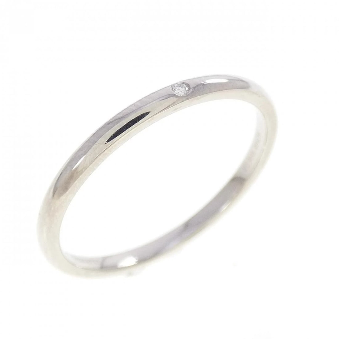 TIFFANY&CO. STACKING BAND RING: TIFFANY&Co. Stacking Band Ring Brand: TIFFANY&Co. Type/Style: TIFFANY & Co. Ring Material: Platinum950, Main Stone Natural Color: Silver Size: US8 1/2 Accessories: None Accessories Notice: When