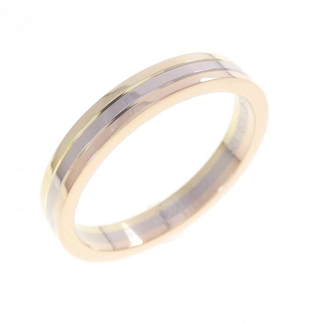 CARTIER LOUIS CARTIER RING: Cartier Louis Cartier Ring Brand: CARTIER Type/Style: Cartier Ring Material: 750 Yellow Gold/750 White Gold/750 Pink Gold, Color: YG,WG,PG Size: US8 3/4(59) Accessories: None Accessories Notice: When