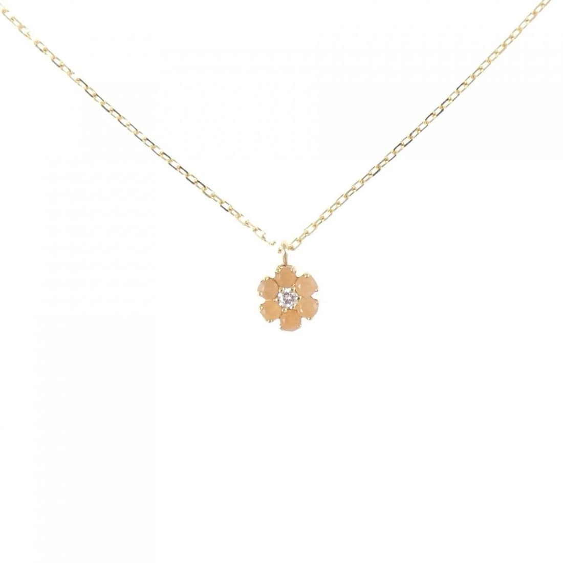 PONTE VECCHIO REVERSIBLE NECKLACE: Ponte Vecchio Reversible Necklace Brand: Ponte Vecchio Type/Style: Ponte Vecchio Necklace Material: K18 yellow gold, Main Stone Moonstone Color: Yellow Gold Size: length36?40cmActual Size Pendant