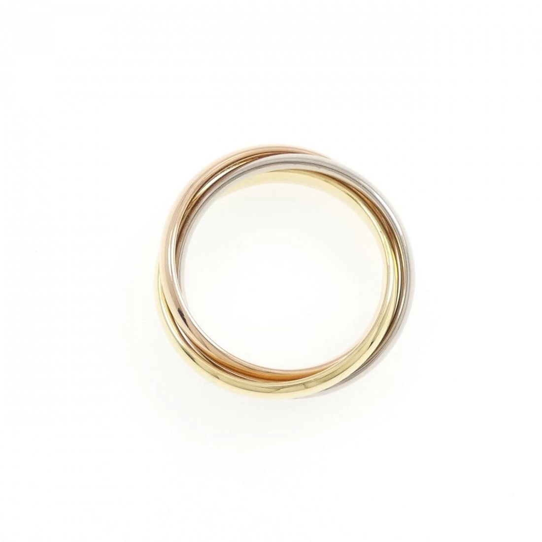 CARTIER TRINITY RING: Cartier Trinity ring Brand: CARTIER Type/Style: Cartier Ring Material: 750 Yellow Gold/750 White Gold/750 Pink Gold, Color: YG,WG,PG Size: US9 1/2(60) Accessories: None Accessories Notice: When