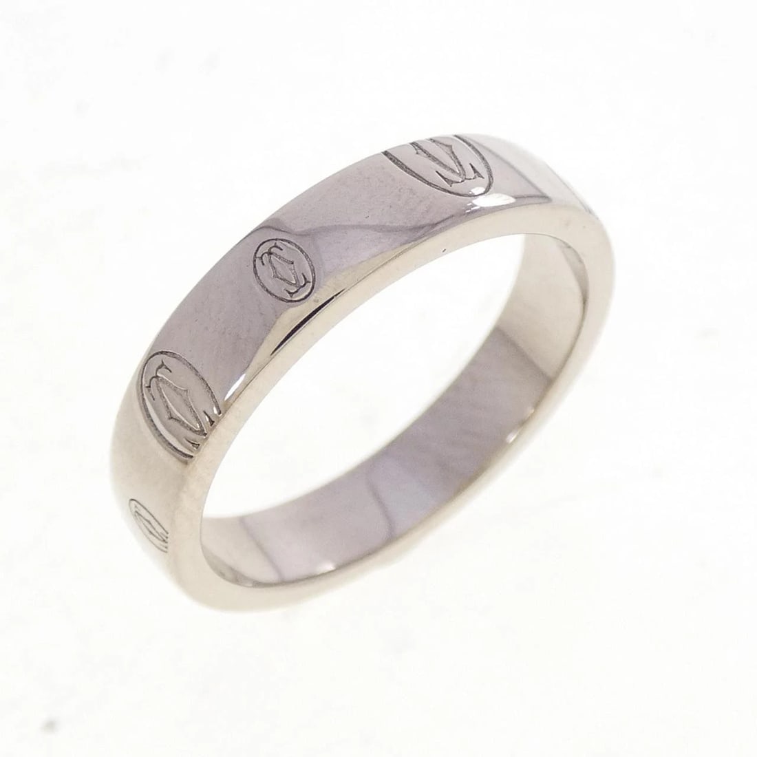 CARTIER HAPPY BIRTHDAY RING: Cartier Happy Birthday Ring Brand: CARTIER Type/Style: Cartier Ring Material: 750 white gold, Color: White Gold Size: US6 1/4(52) Accessories: None Accessories Notice: When purchasing pre-owned