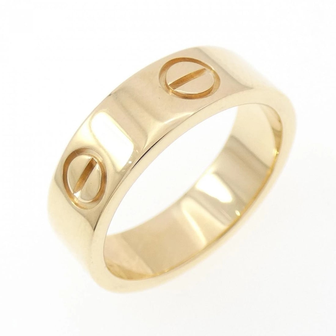 CARTIER LOVE RING: Cartier Love Ring Brand: CARTIER Type/Style: Cartier Ring Material: 750 yellow gold, Color: Yellow Gold Size: US6 Accessories: None Accessories Notice: When purchasing pre-owned goods, ple
