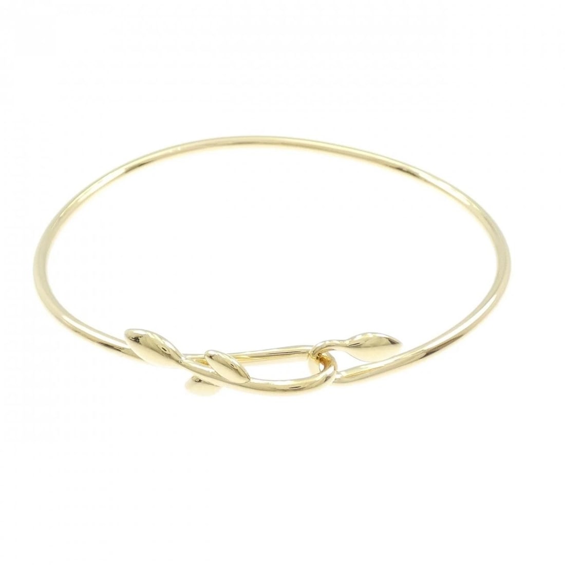 TIFFANY & CO. 750YG BANGLE: TIFFANY & Co. 750YG Bangle Brand: TIFFANY&Co. Type/Style: TIFFANY & Co. Bracelet Material: 750 yellow gold, Color: Yellow Gold Size: length 16.5cm Actual Size Max width approx: 7.4mm Accessories: