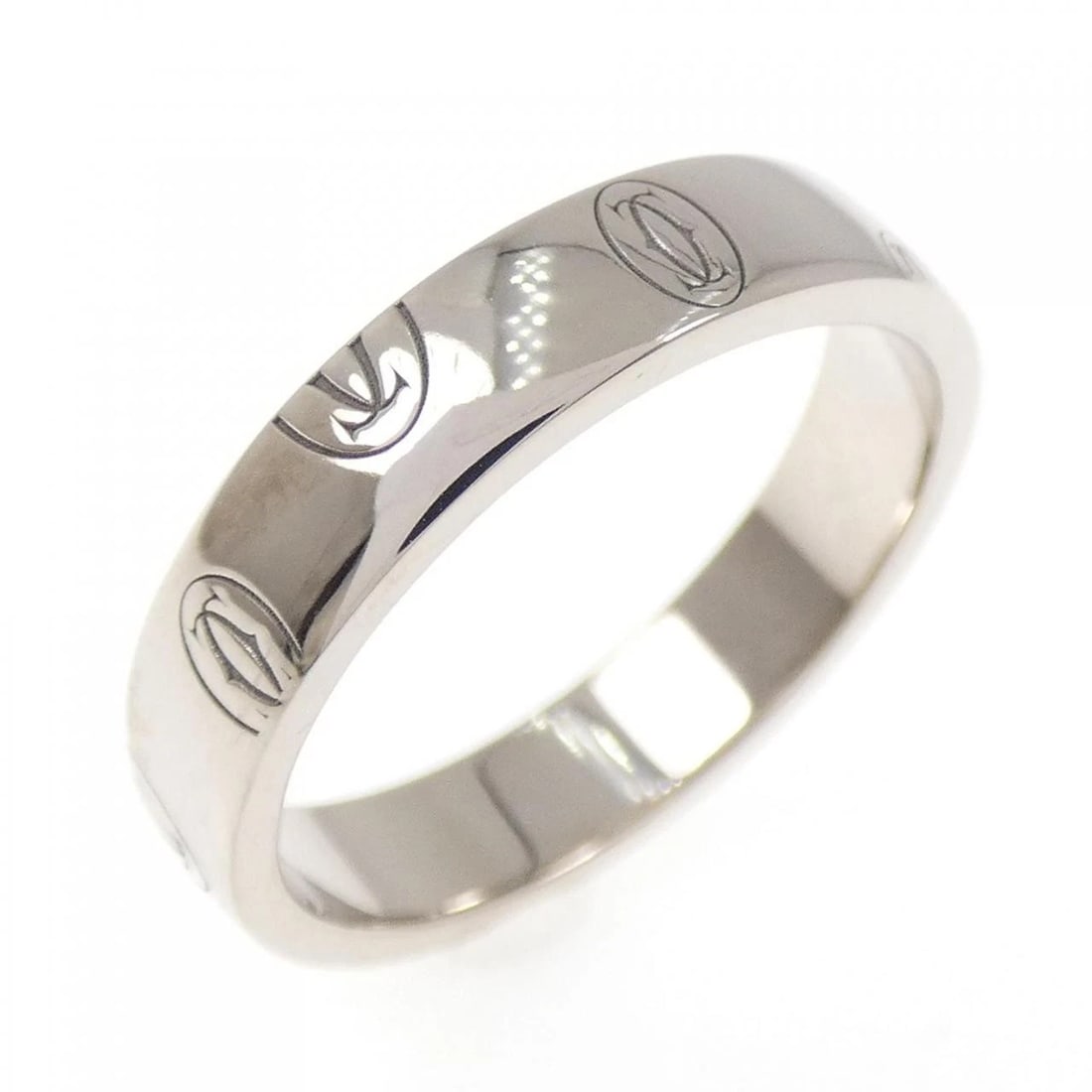 CARTIER HAPPY BIRTHDAY RING: Cartier Happy Birthday Ring Brand: CARTIER Type/Style: Cartier Ring Material: 750 white gold, Color: White Gold Size: US6 1/4(52) Accessories: None Accessories Notice: When purchasing pre-owned