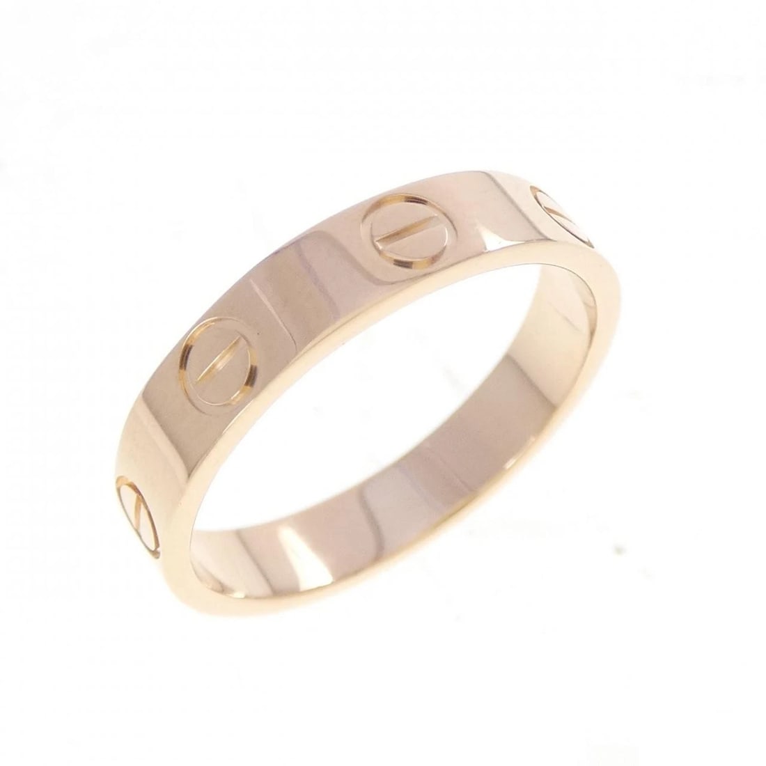CARTIER MINI LOVE RING: Cartier Mini Love Ring Brand: CARTIER Type/Style: Cartier Ring Material: 750 Pink Gold, Color: Pink Gold Size: US5 1/4(50) Accessories: None Accessories Notice: When purchasing pre-owned g