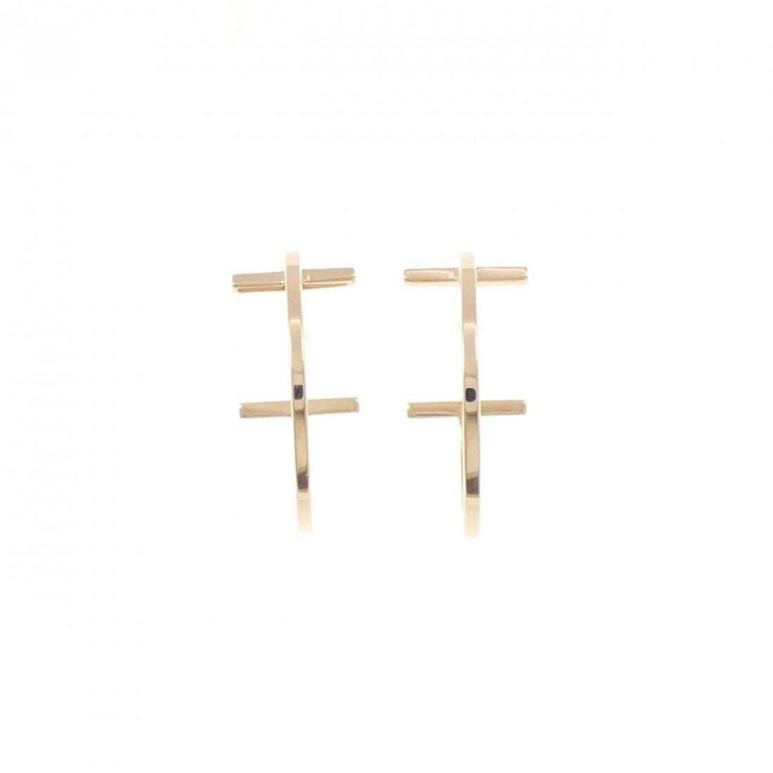 TIFFANY & CO. T-WIRE HOOP MEDIUM PIERCE: TIFFANY & Co. T-Wire Hoop Medium Pierce Brand: TIFFANY&Co. Type/Style: TIFFANY&Co. Pierce/Earring Material: 750 Pink Gold, Color: Pink Gold Size: Actual Size Approximate dimensions (height x width):
