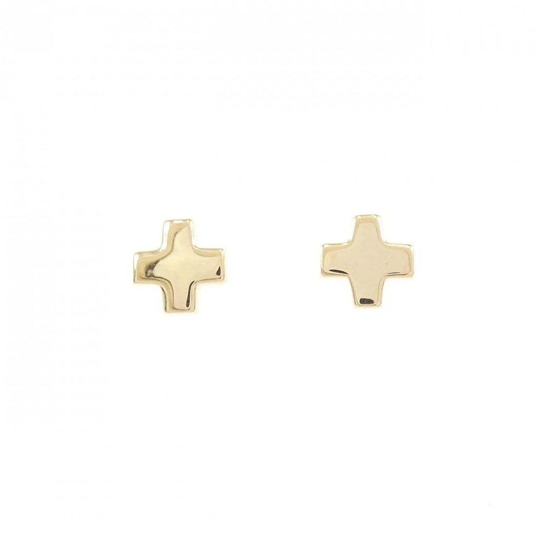 TIFFANY & CO. CRUCIFORM PIERCE: TIFFANY & Co. Cruciform Pierce Brand: TIFFANY&Co. Type/Style: TIFFANY&Co. Pierce/Earring Material: 750 yellow gold, Color: Yellow Gold Size: Actual Size Approx. height x width: 7.7mm x 7.7mm