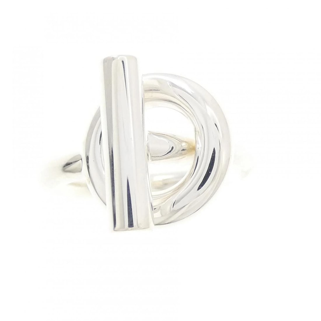 HERMES ECHAPPE RING: Hermes Echappe Ring Brand: HERMES Type/Style: Hermes Ring Material: 925Silver, Color: Silver Size: US7(54) Accessories: None Accessories Notice: When purchasing pre-owned goods, please refer to the