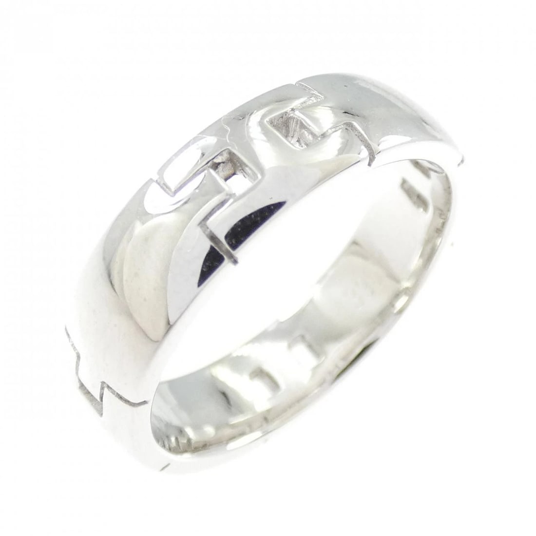 HERMES HERCULES PETITE MODEL RING: Hermes Hercules Petite Model Ring Brand: HERMES Type/Style: Hermes Ring Material: 750 white gold, Color: White Gold Size: US6 1/4(52) Accessories: None Accessories Notice: When purchasing pre-owned