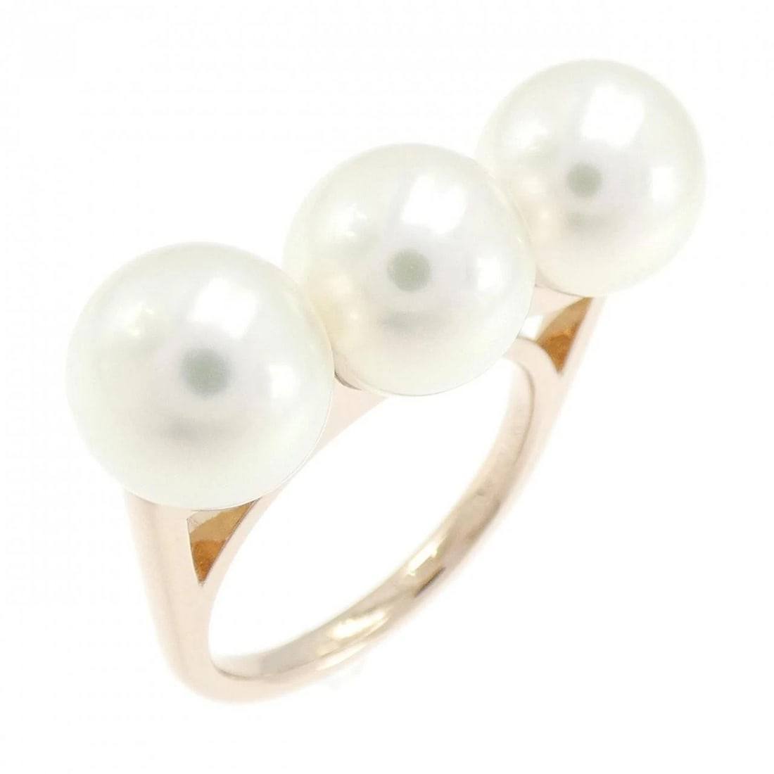 TASAKI BALANCE ELLA RING: Tasaki Balance Ella Ring Brand: TASAKI Type/Style: Tasaki Ring Material: 750 Pink Gold, Main Stone Akoya Pearl Color: Pink Gold Size: US4 1/2 Accessories: None Accessories Notice: When purchasing