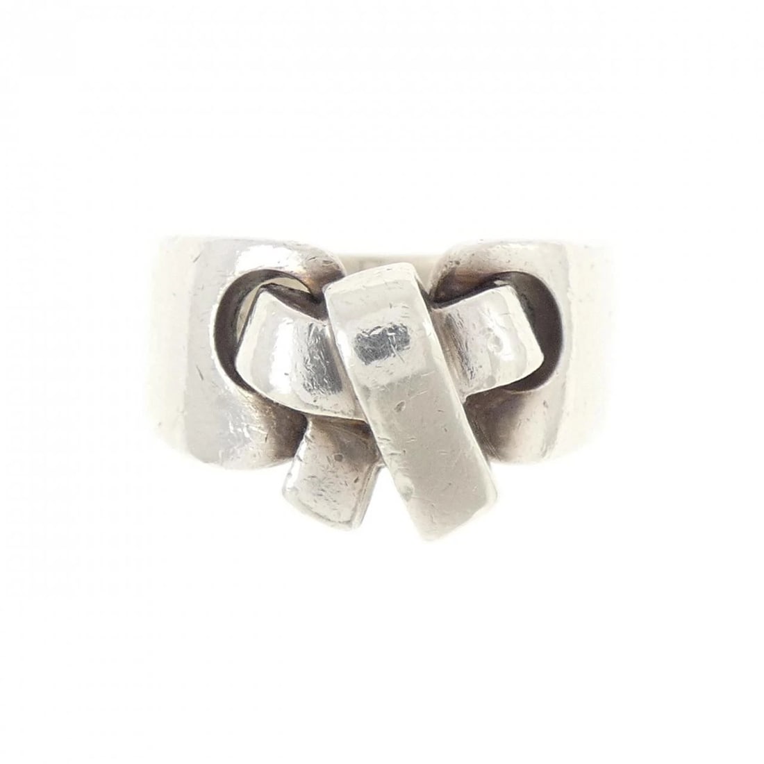 HERMES 925 RING: Hermes 925 Ring Brand: HERMES Type/Style: Hermes Ring Material: 925Silver, Color: Silver Size: US6 1/2(53) Accessories: None Accessories Notice: When purchasing pre-owned goods, please refer to the