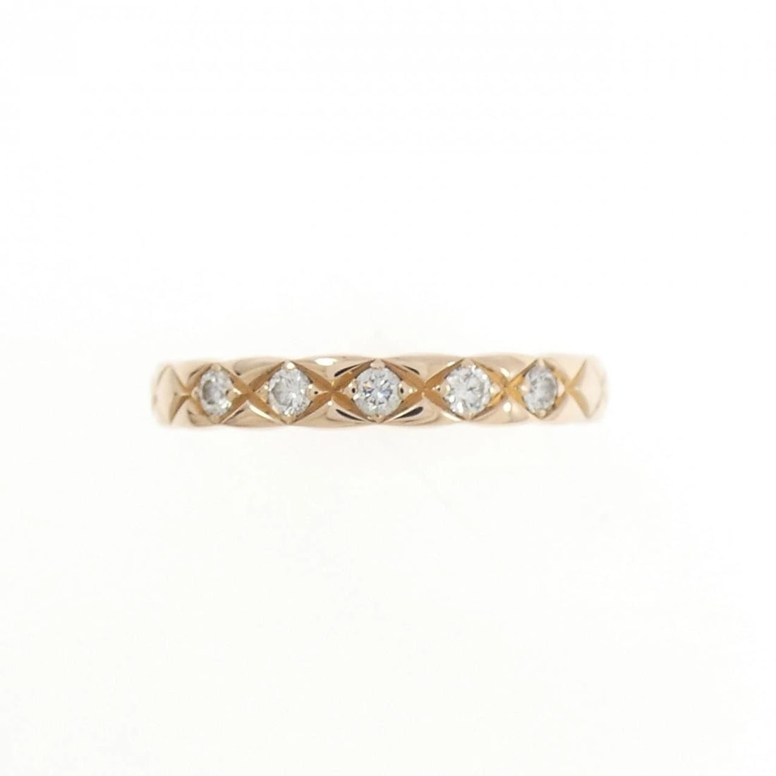 CHANEL COCO CRUSH RING: Chanel Coco Crush Ring Brand: CHANEL Type/Style: Chanel Ring Material: 750 Pink Gold, Main Stone Natural Color: Pink Gold Size: US3 3/4(46) Accessories: None Accessories Notice: When purchasing