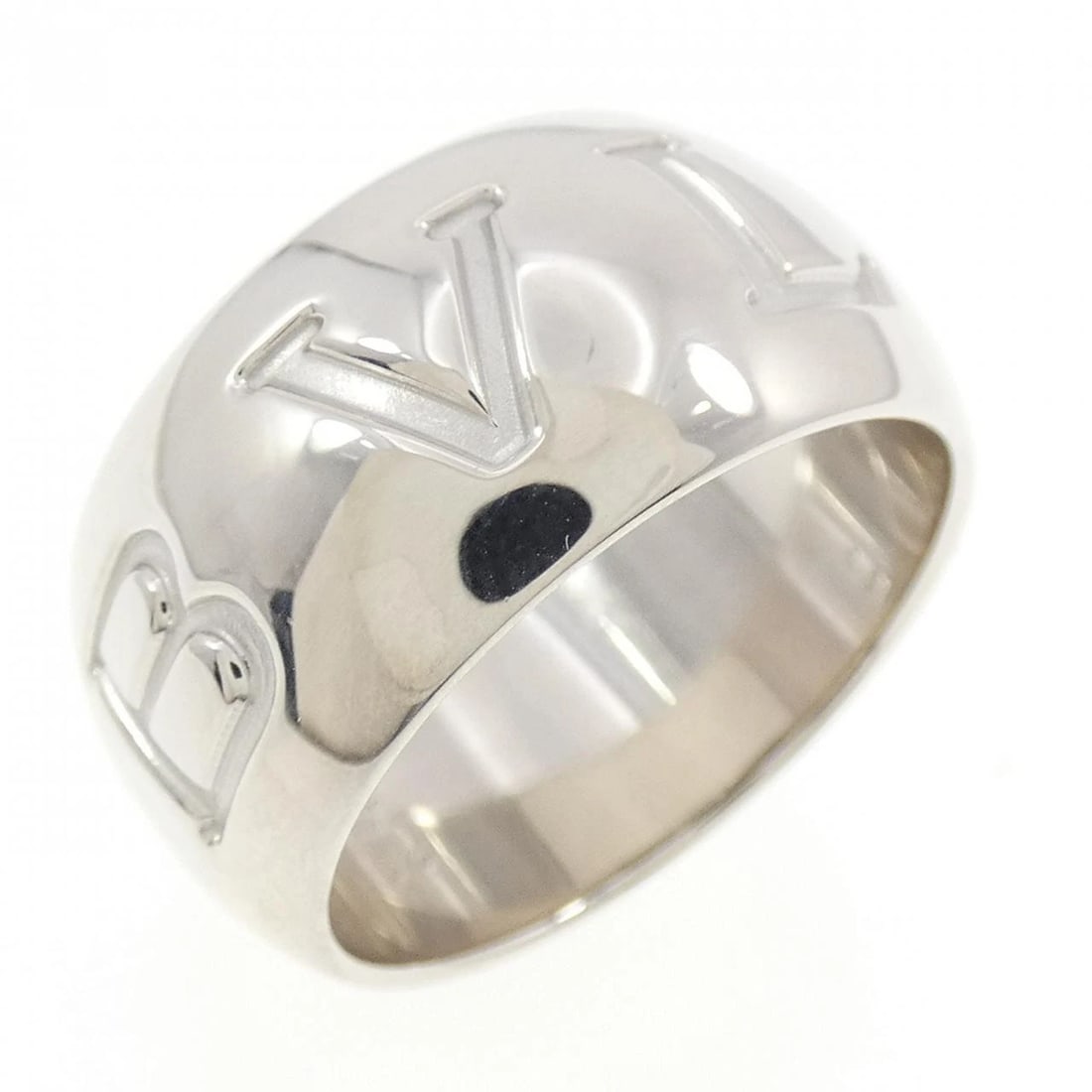 BVLGARI MONOLOGO RING: Bvlgari Monologo Ring Brand: BVLGARI Type/Style: Bulgari Ring Material: 750 white gold, Color: White Gold Size: US6 1/2(54) Accessories: None Accessories Notice: When purchasing pre-owned goods,