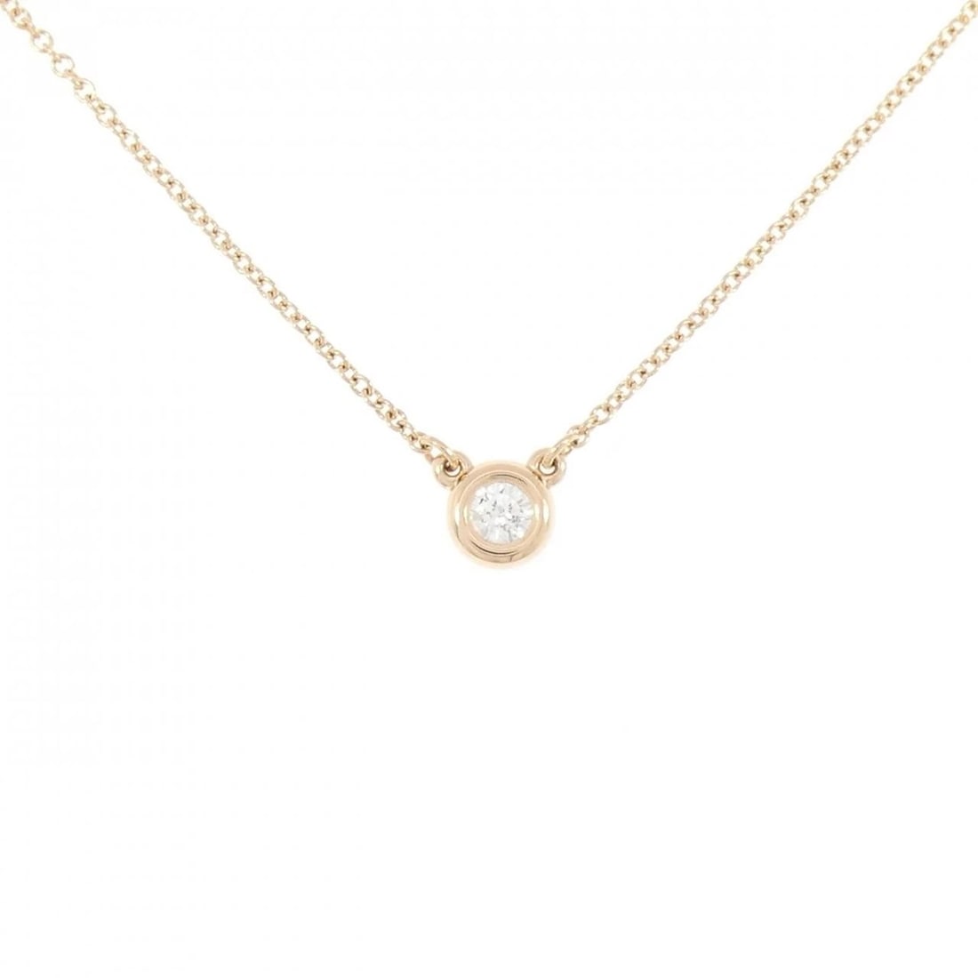 TIFFANY & CO. BY THE YARD NECKLACE: TIFFANY & Co. By the Yard Necklace Brand: TIFFANY&Co. Type/Style: TIFFANY&Co. Necklace Material: 750 Pink Gold, Main Stone Natural Color: Pink Gold Size: length41cmActual Size Diameteraround: 5.2mm