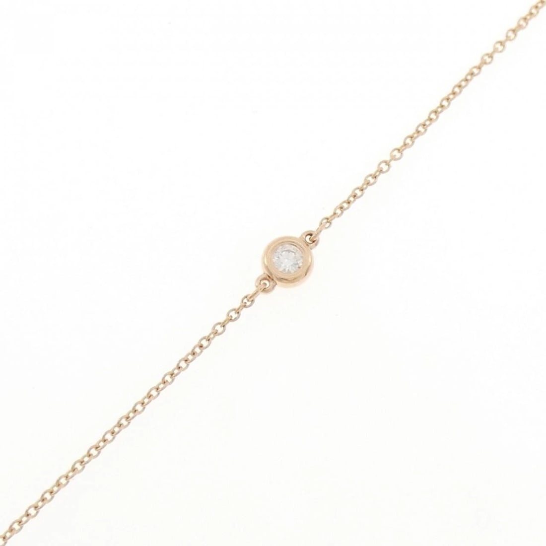TIFFANY & CO. BY THE YARD BRACELET: TIFFANY & Co. By the Yard Bracelet Brand: TIFFANY&Co. Type/Style: TIFFANY & Co. Bracelet Material: 750 Pink Gold, Main Stone Natural Color: Pink Gold Size: length18cmActual Size Diameteraround: 4.6mm