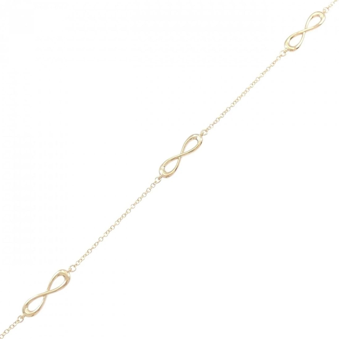 TIFFANY & CO. INFINITY ENDLESS BRACELET: TIFFANY & Co. Infinity Endless Bracelet Brand: TIFFANY&Co. Type/Style: TIFFANY & Co. Bracelet Material: 750 Pink Gold, Color: Pink Gold Size: length 18cm Actual Size Max width approx: 4.0mm