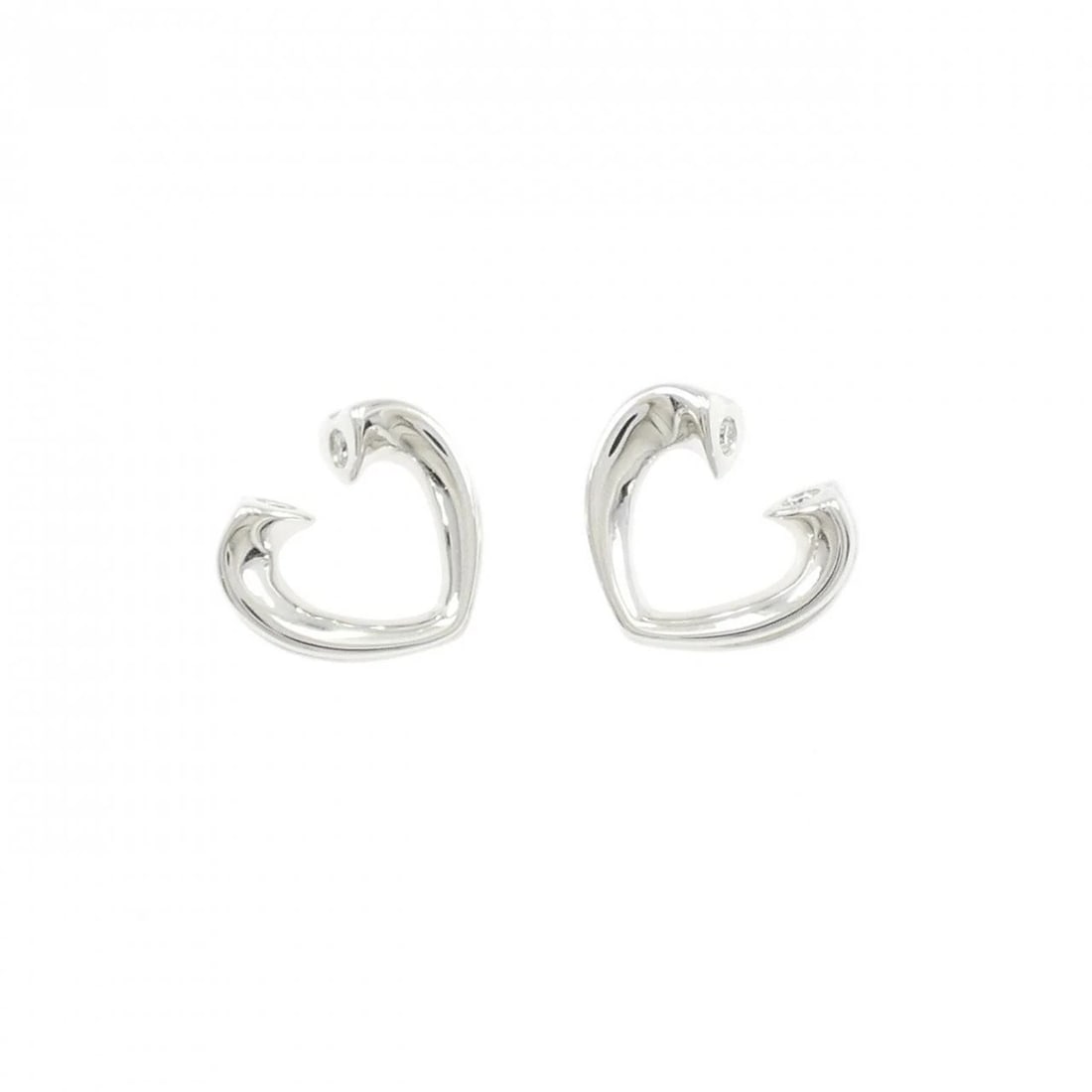 TIFFANY & CO. TENDERNESS PIERCE: TIFFANY & Co. Tenderness Pierce Brand: TIFFANY&Co. Type/Style: TIFFANY&Co. Pierce/Earring Material: 750 white gold, Main Stone Natural Color: White Gold Size: Actual Size Approximate dimensions: 11.3c