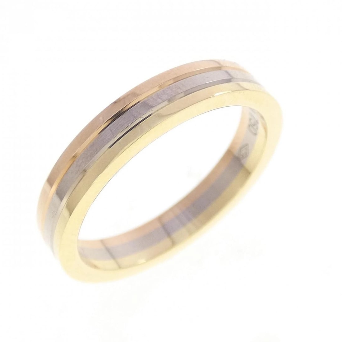 CARTIER LOUIS CARTIER RING: Cartier Louis Cartier Ring Brand: CARTIER Type/Style: Cartier Ring Material: 750 Yellow Gold/750 White Gold/750 Pink Gold, Color: YG,WG,PG Size: US6 1/2(53) Accessories: None Accessories Notice: When