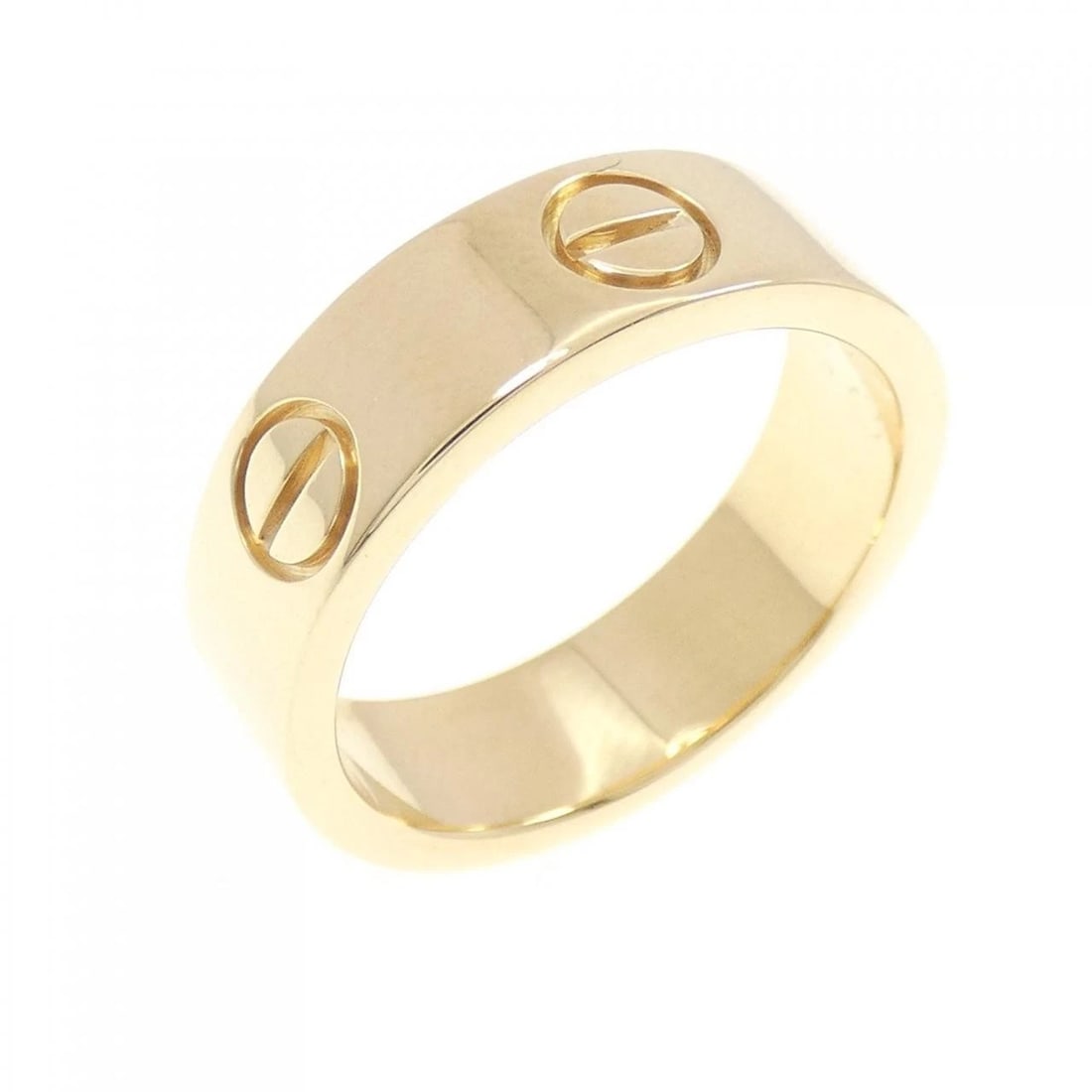 CARTIER LOVE RING: Cartier Love Ring Brand: CARTIER Type/Style: Cartier Ring Material: 750 yellow gold, Color: Yellow Gold Size: US5 1/2(51) Accessories: None Accessories Notice: When purchasing pre-owned goods, please