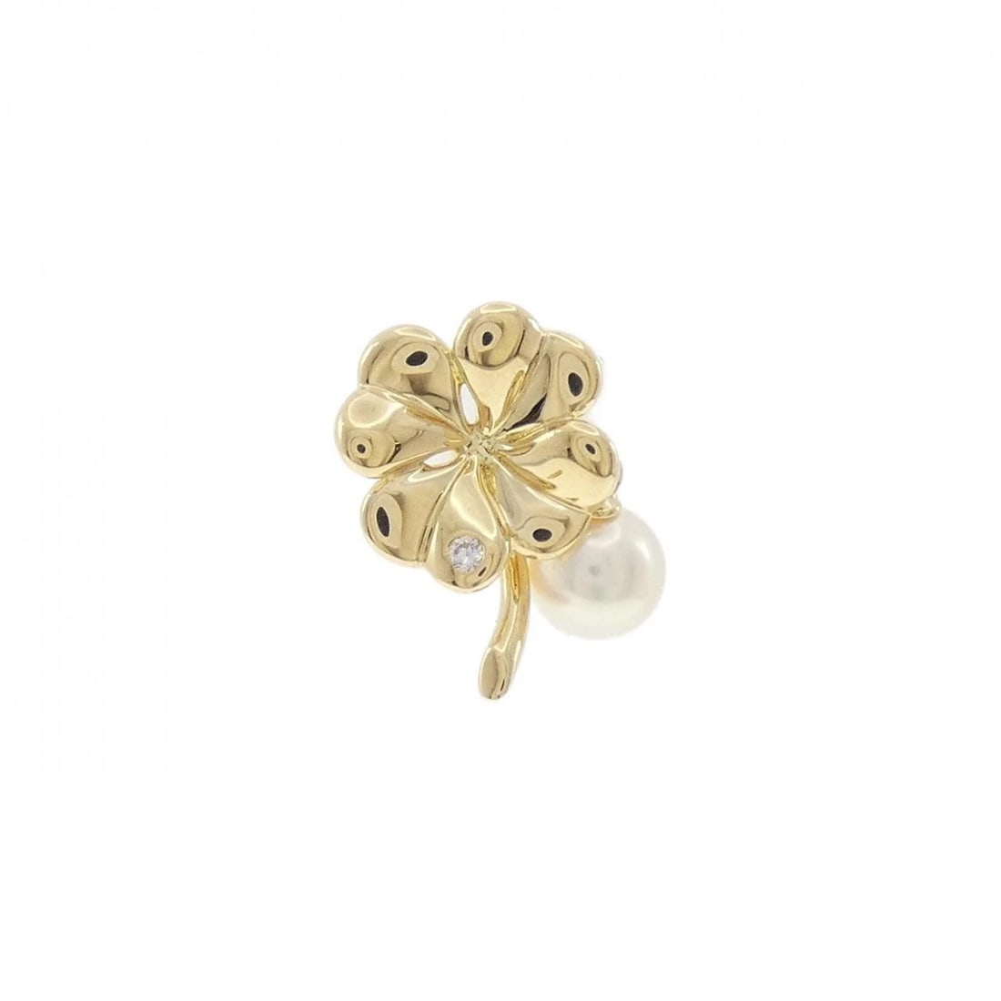 MIKIMOTO AKOYA PEARL BROOCH: Mikimoto Akoya Pearl Brooch Brand: MIKIMOTO Type/Style: MIKIMOTO Pendant/Brooch Material: K18 yellow gold, Main Stone Akoya Pearl Color: Yellow Gold Size: Actual Size Approximate dimensions (height x