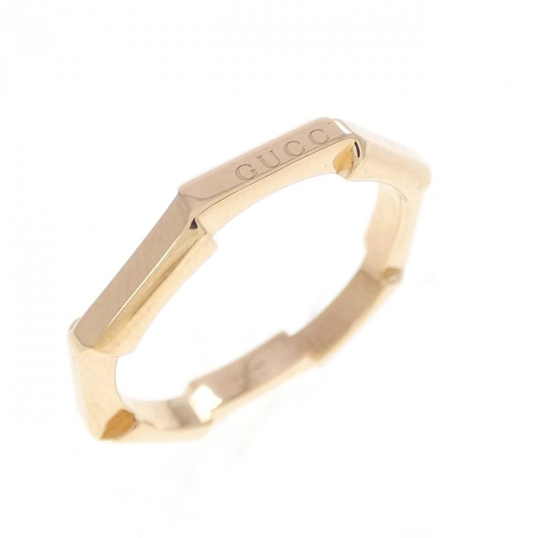 GUCCI LINK TO LOVE RING: Gucci Link to Love Ring Brand: GUCCI Type/Style: Gucci Ring Material: 750 Pink Gold, Color: Pink Gold Size: US5 1/4(10) Accessories: None Accessories Notice: When purchasing pre-owned goods, please