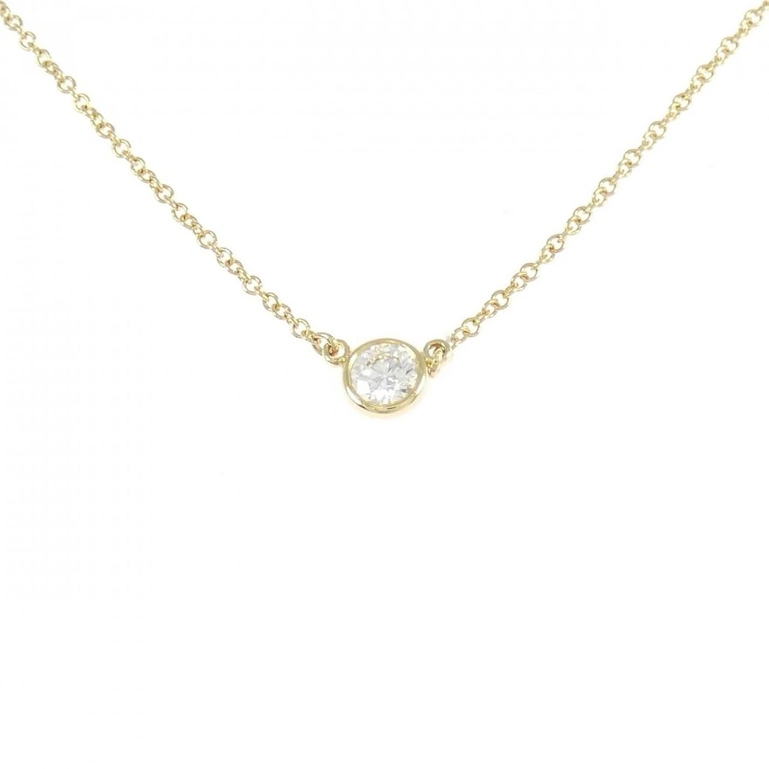 TIFFANY & CO. BY THE YARD NECKLACE: TIFFANY & Co. By the Yard Necklace Brand: TIFFANY&Co. Type/Style: TIFFANY&Co. Necklace Material: 750 yellow gold, Main Stone Natural Color: Yellow Gold Size: length41cmActual Size Diameteraround:
