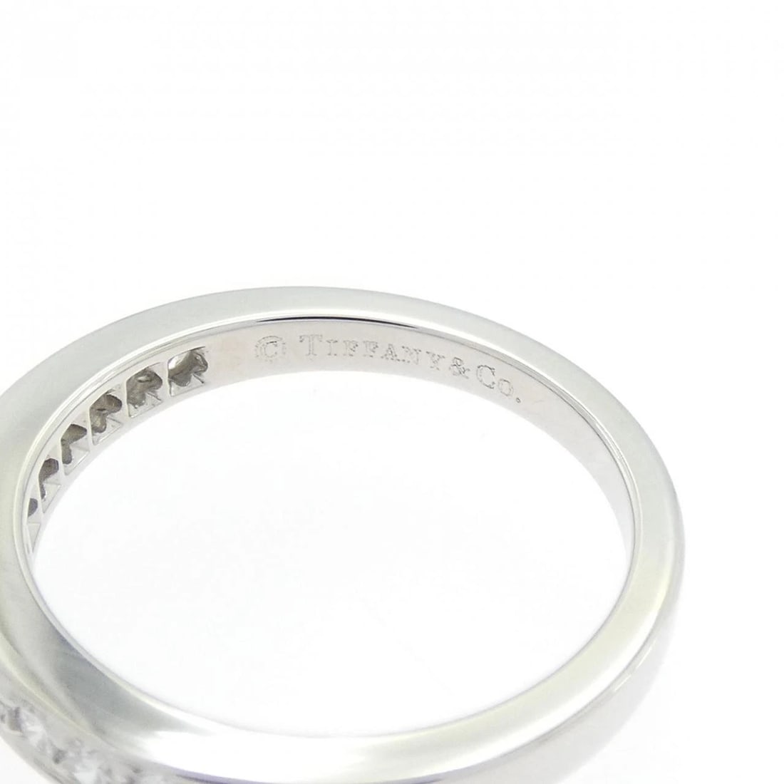 TIFFANY & CO. BEAD-SET RING - 4