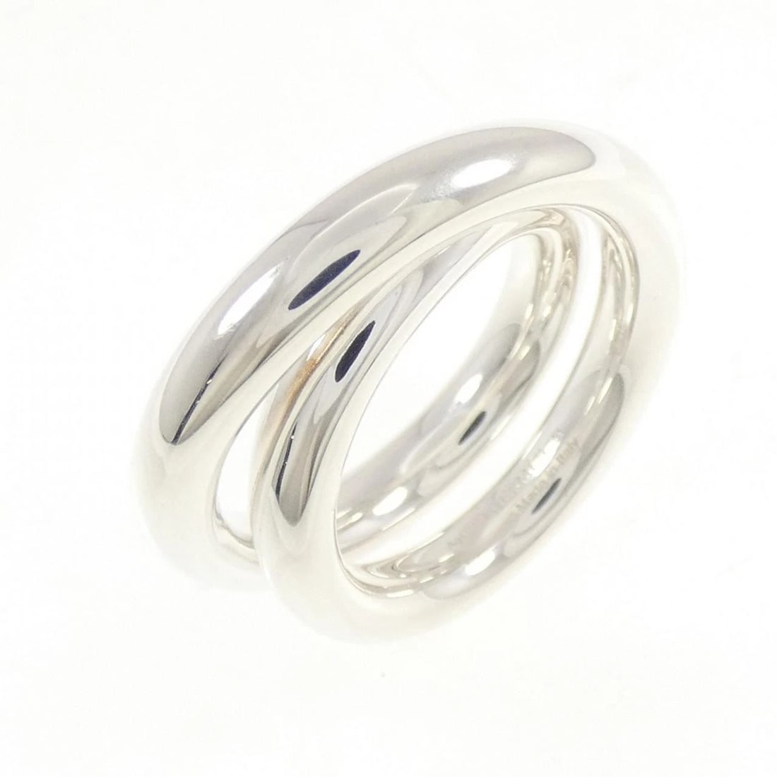 HERMES VERTIGE RING: Hermes Vertige Ring Brand: HERMES Type/Style: Hermes Ring Material: 925Silver, Color: Silver Size: US5 1/4(51) Accessories: None Accessories Notice: When purchasing pre-owned goods, please