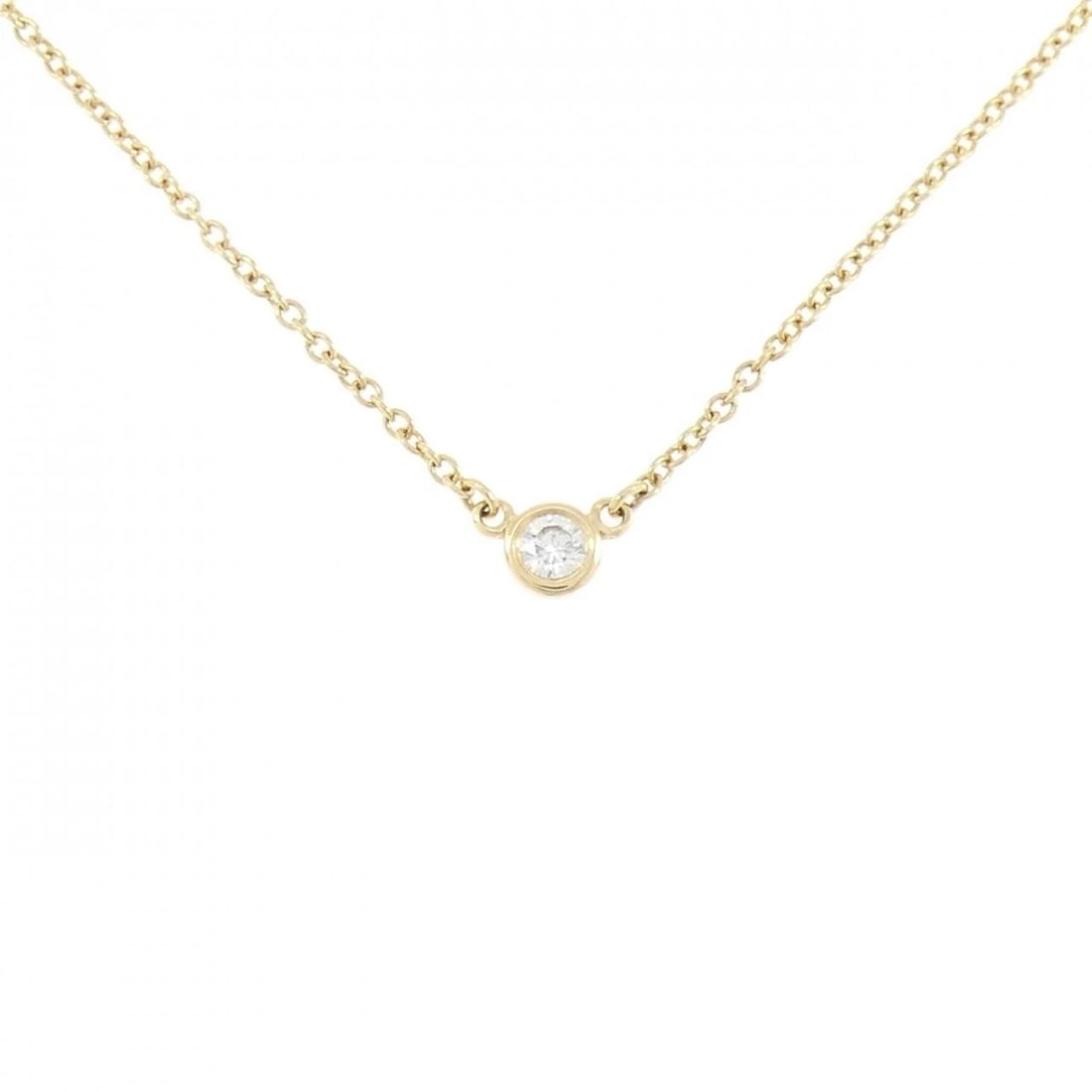 TIFFANY & CO. BY THE YARD NECKLACE: TIFFANY & Co. By the Yard Necklace Brand: TIFFANY&Co. Type/Style: TIFFANY&Co. Necklace Material: 750 yellow gold, Main Stone Natural Color: Yellow Gold Size: length41cmActual Size Diameteraround: