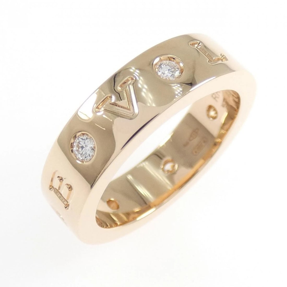 BVLGARI RING: Bvlgari Ring Brand: BVLGARI Type/Style: Bulgari Ring Material: 750 Pink Gold, Main Stone Natural Color: Pink Gold Size: US4 3/4(49) Accessories: None Accessories Notice: When purchasing pre-owned