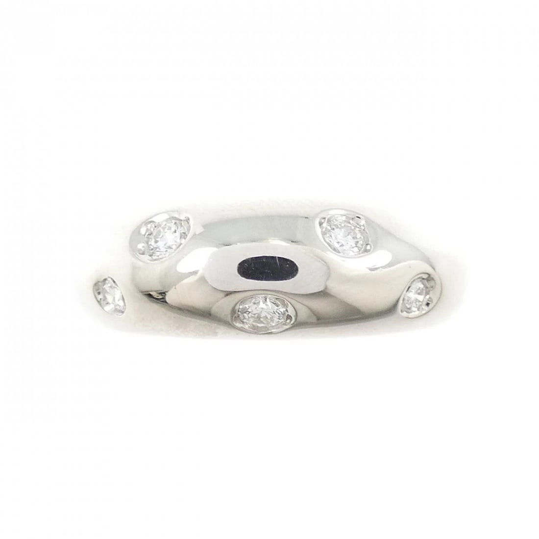 MIKIMOTO DIAMOND RING: Mikimoto Diamond Ring Brand: MIKIMOTO Type/Style: Mikimoto Ring Material: K18 white gold, Main Stone Natural Color: White Gold Size: US5 1/4 Accessories: None Accessories Notice: When purchasing
