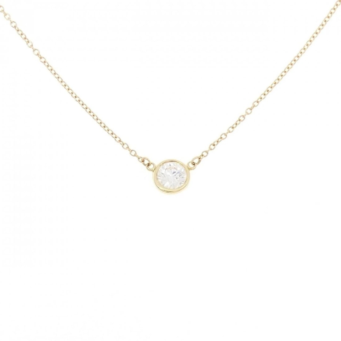 TIFFANY & CO. BY THE YARD NECKLACE: TIFFANY & Co. By the Yard Necklace Brand: TIFFANY&Co. Type/Style: TIFFANY&Co. Necklace Material: 750 yellow gold, Main Stone Natural Color: Yellow Gold Size: length 42cm Actual Size Diameteraround: