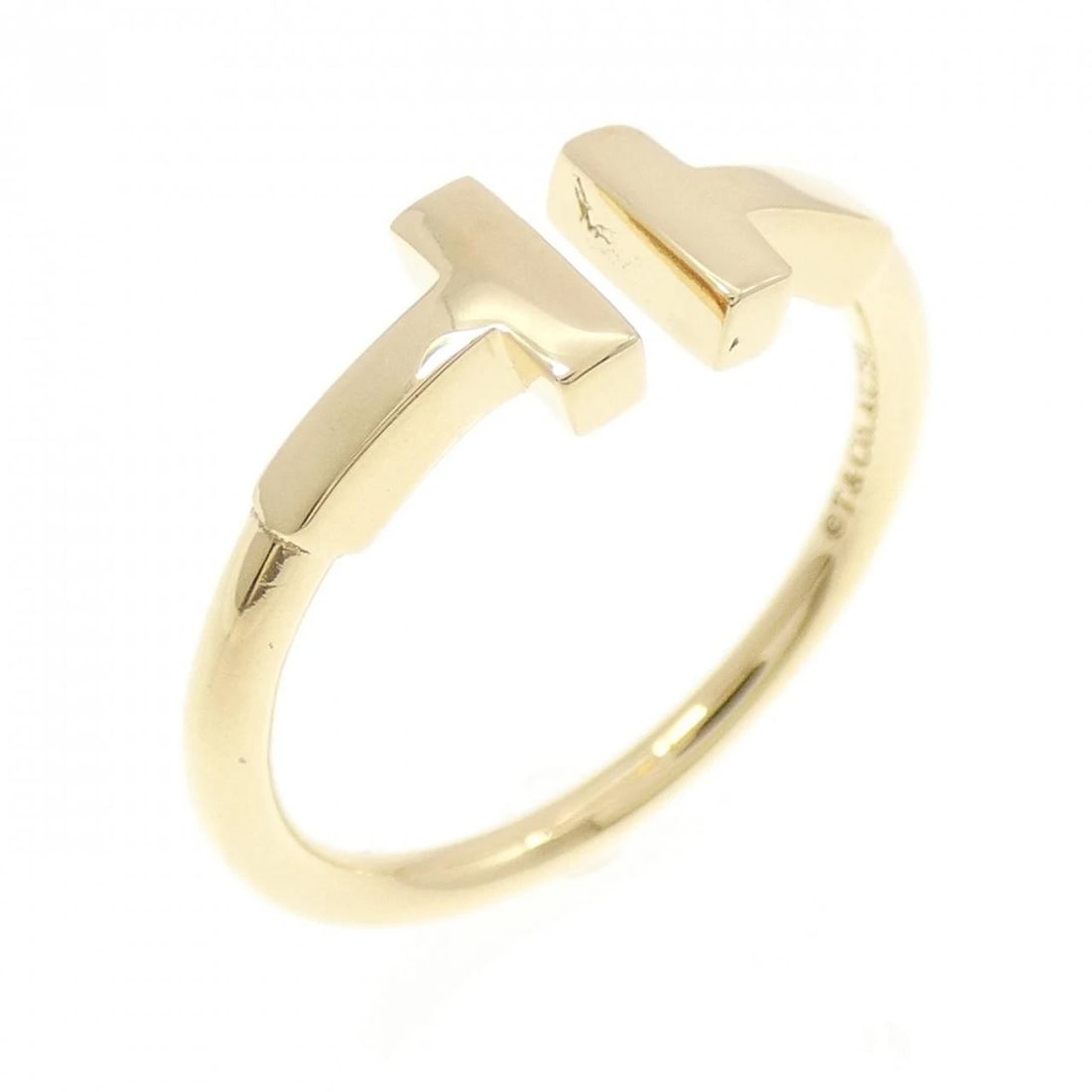 TIFFANY & CO. T-WIRE RING: TIFFANY & Co. T-wire ring Brand: TIFFANY&Co. Type/Style: TIFFANY & Co. Ring Material: 750 yellow gold, Color: Yellow Gold Size: US5 1/2 Accessories: None Accessories Notice: When purchasing pre-owned