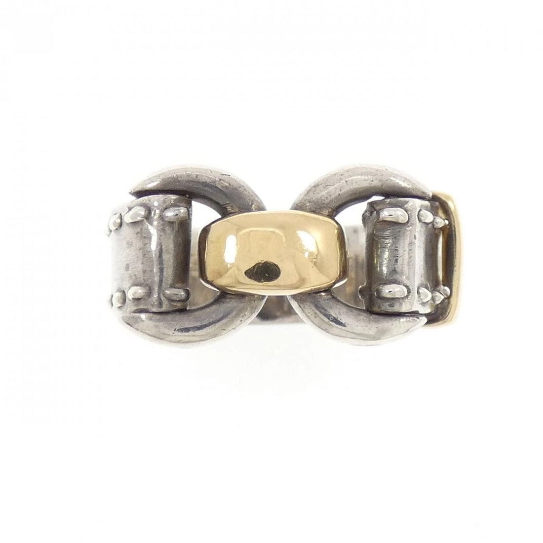 HERMES MONTEVIDEO RING: Hermes Montevideo Ring Brand: HERMES Type/Style: Hermes Ring Material: 925Silver/Hallmark, Color: Silver Size: US6 1/4(52) Accessories: None Accessories Notice: When purchasing pre-owned goods,