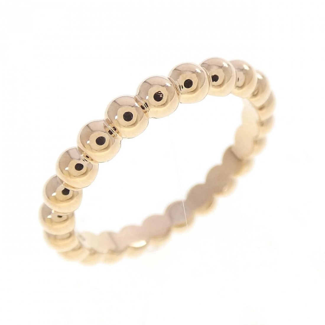 VAN CLEEF & ARPELS PERLEE MEDIUM RING: Van Cleef & Arpels Perlee Medium Ring Brand: Van Cleef & Arpels Type/Style: Van Cleef & Arpels Ring Material: 750 Pink Gold, Color: Pink Gold Size: US5 1/4(50) Accessories: None Accessories Notice: