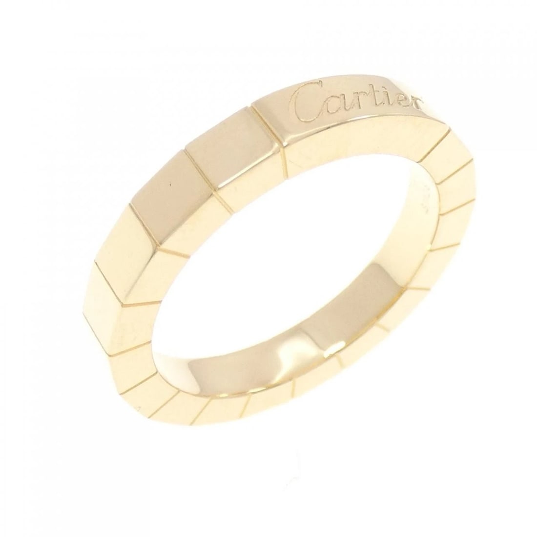 CARTIER LANIER RING: Cartier Lanier Ring Brand: CARTIER Type/Style: Cartier Ring Material: 750 yellow gold, Color: Yellow Gold Size: US4 1/2(48) Accessories: None Accessories Notice: When purchasing pre-owned goods,