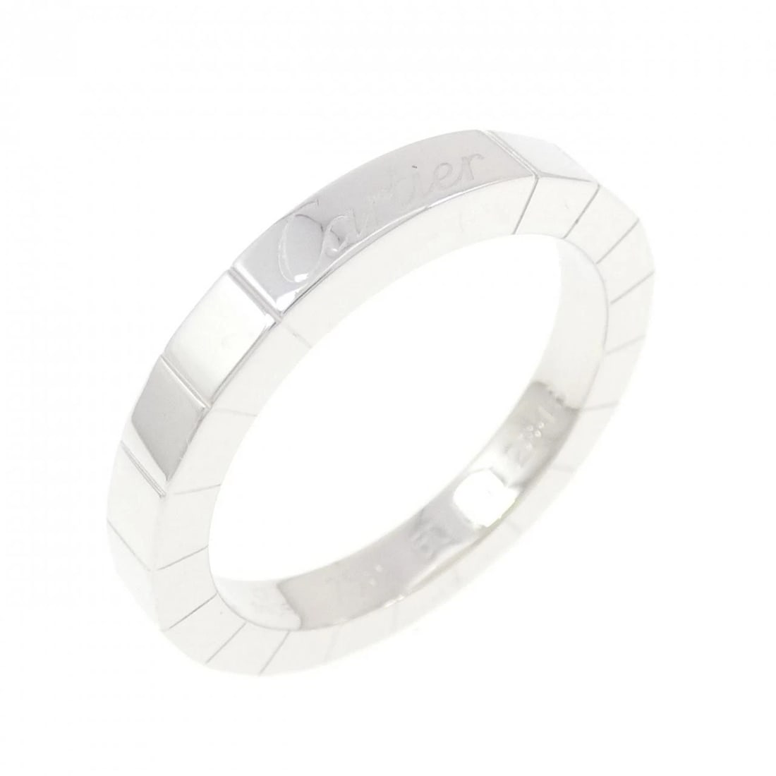 CARTIER LANIER RING: Cartier Lanier Ring Brand: CARTIER Type/Style: Cartier Ring Material: 750 white gold, Color: White Gold Size: US5 1/4(50) Accessories: None Accessories Notice: When purchasing pre-owned goods, please