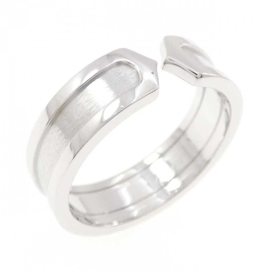 CARTIER SMALL RING: Cartier Small Ring Brand: CARTIER Type/Style: Cartier Ring Material: 750 white gold, Color: White Gold Size: US9 1/2(61) Accessories: None Accessories Notice: When purchasing pre-owned goods, please