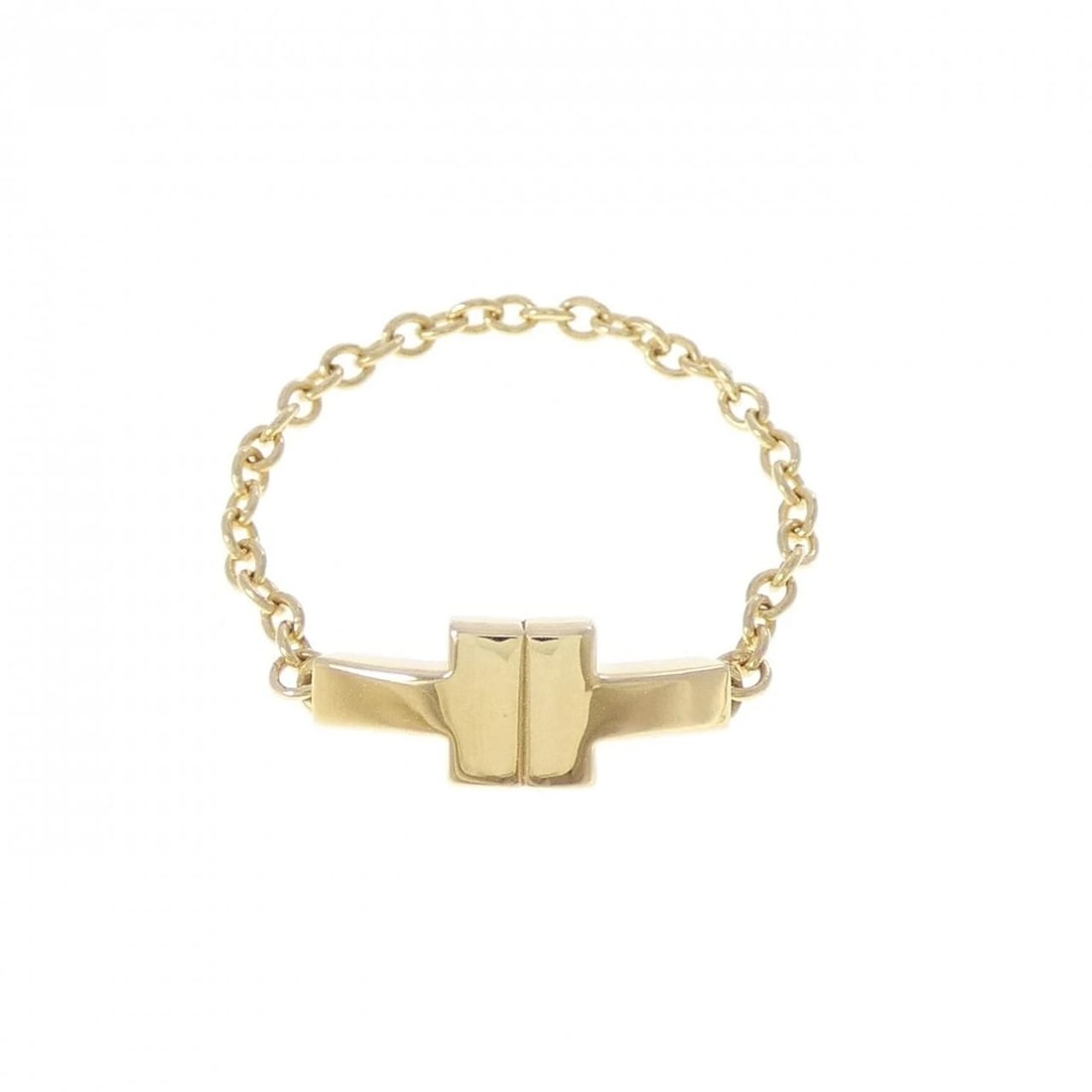 TIFFANY&CO. TOE CHAIN RING: TIFFANY&Co. Toe Chain Ring Brand: TIFFANY&Co. Type/Style: TIFFANY & Co. Ring Material: 750 yellow gold, Color: Yellow Gold Size: US5 Accessories: None Accessories Notice: When purchasing pre-owned